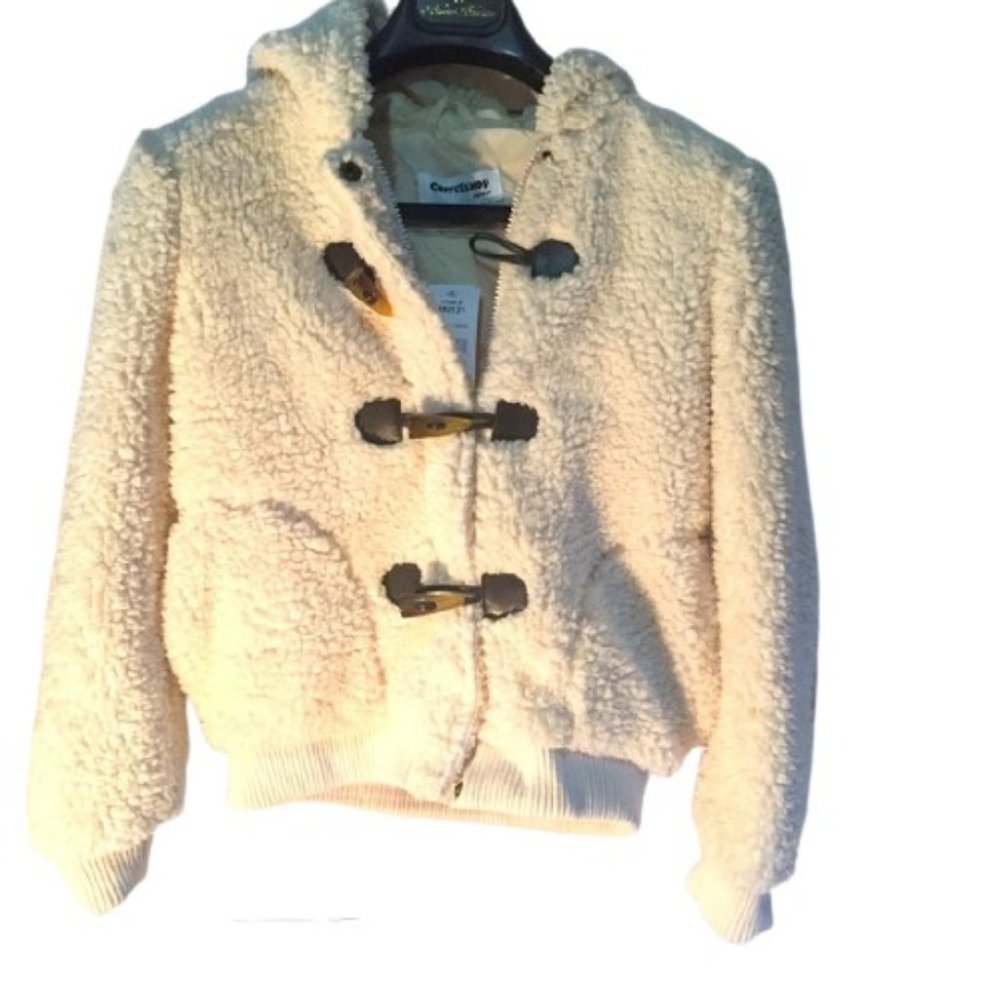 Coffee Shop Sz 10 White Jacket New